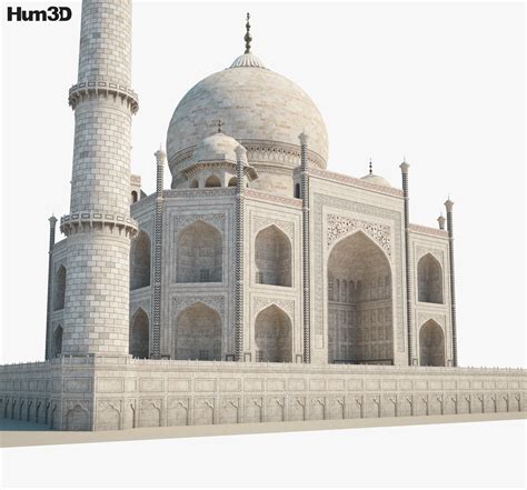 Taj Mahal 3D model - Architecture on Hum3D