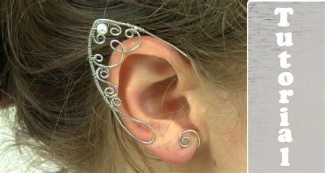 Wire Wrapped Elf Ears Tutorial.Demo | Ear cuff diy, Elf ears, Ear cuff