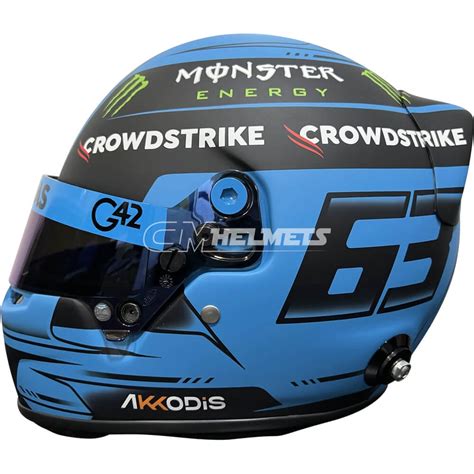 GEORGE RUSSELL 2023 GP F1 REPLICA HELMET FULL SIZE | CM Helmets