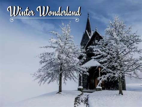 PPT - Winter Wonderland PowerPoint Presentation, free download - ID:7766951