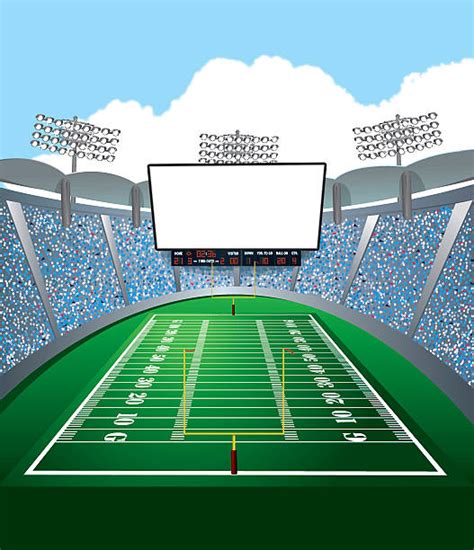 Royalty Free American Football Field Clip Art, Vector Images & Illustrations - iStock