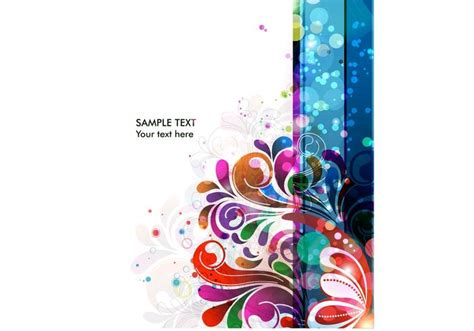 Abstract Background Vector Colorful Background