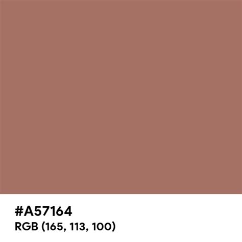 Blast-off Bronze color hex code is #A57164