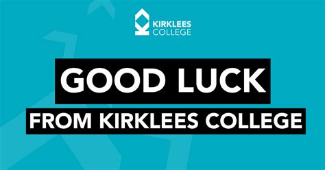 Kirklees College on Twitter: "Good luck to our students sitting the GCSE exams taking place on 5 ...