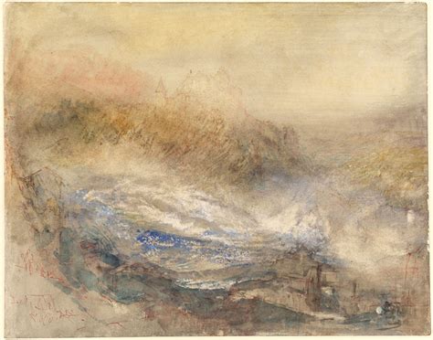 JMW Turner - rare watercolor exhibited in “Paths to Fame: Turner Watercolors from the Courtauld ...