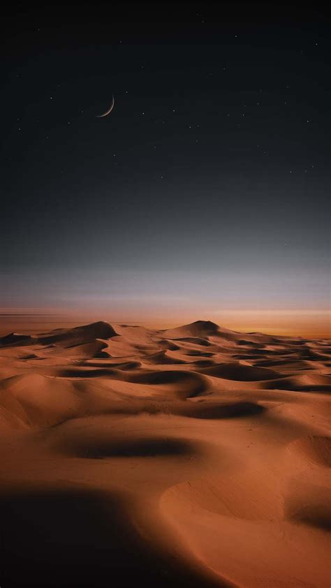 Desert Horizon 4K Wallpaper Download | MOONAZ