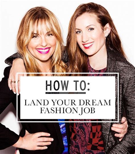 10 Need-To-Know Tips For Getting Your Fashion Dream Job | Fashion dream ...