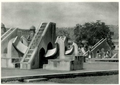 Jantar Mantar (Astronomical Instruments) in the Observatory at Jaipur, India - 1928 - Old Indian ...