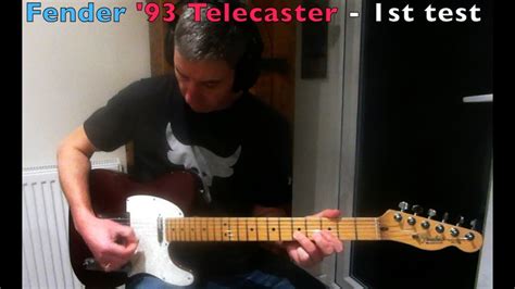 Guitar DEMO: '90's Fender (USA std) Telecaster / 1st play - YouTube