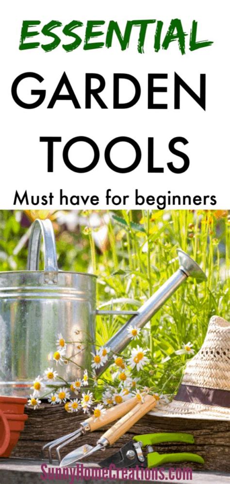 Must have and best gardening tools for beginner gardeners. If you are ...