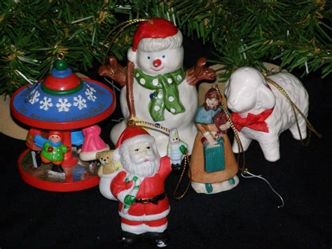 Vintage 1980s Lot of Christmas Ornaments Hallmark and Others - Etsy