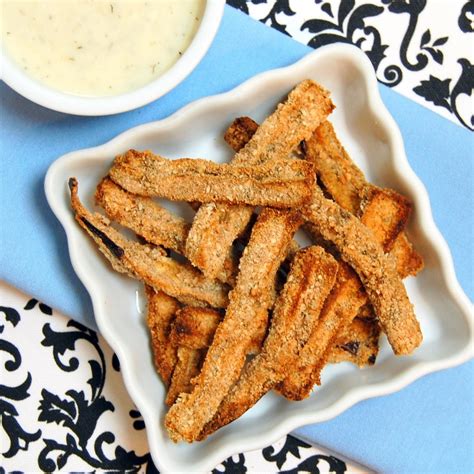 deep fried eggplant chips