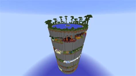 Parkour Spiral Map for Minecraft 1.16.4/1.16.3/1.15.2/1.14.4 | MinecraftSix