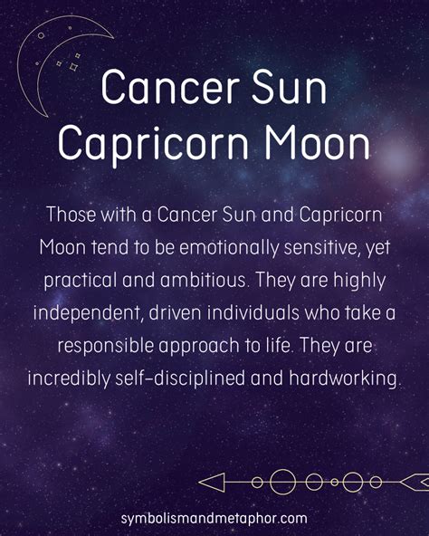 12 Cancer Sun Capricorn Moon Personality Traits