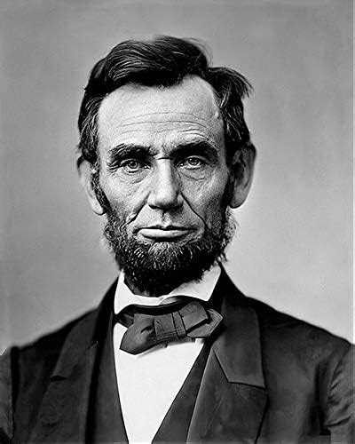 Amazon.com: President Abraham Lincoln Portrait 1863 8x10 Silver Halide ...