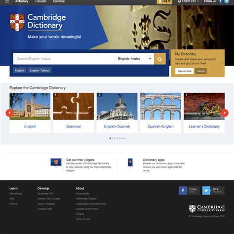 Cambridge Dictionaries Online Alternatives and Similar Websites and ...