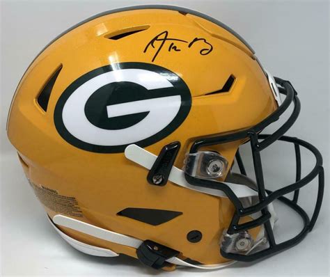 Aaron Rodgers Signed Green Bay Packers Full-Size Authentic On-Field ...