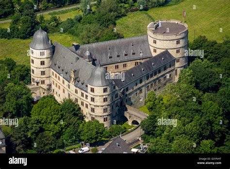 Aerial view wewelsburg hill castle hi-res stock photography and images ...