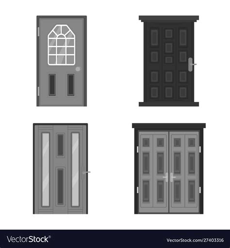 Design building and office logo set Royalty Free Vector