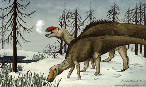 Rudolph the Red-Nosed Hadrosaur by Eurwentala on DeviantArt