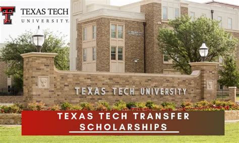 Texas Tech Transfer Scholarships