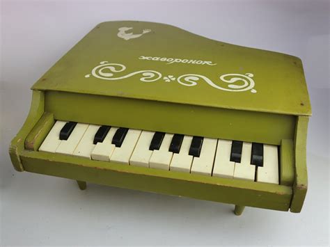 Soviet Piano Toy. Vintage Wooden Piano Toy With Defects. Grand Toy ...