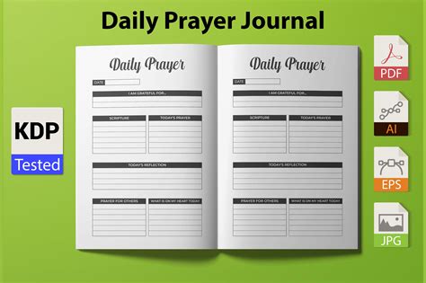 Daily Prayer Journal | KDP Interior Graphic by KDP Unique · Creative ...