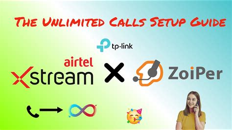 Airtel Xstream VoIP/SIP setup with Zoiper softphone (ft. TP-Link XZ000-G7, Archer AX53) - YouTube