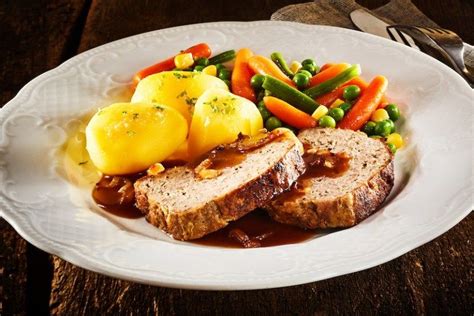 German Meatloaf Classic Recipe from Germany • Best German Recipes | Classic food, German ...