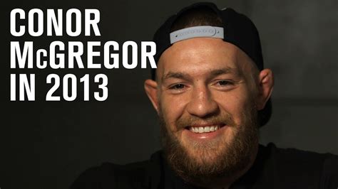 Throwback Interview: Conor McGregor in 2013 After UFC Debut - YouTube