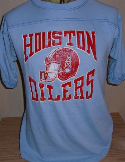 vintage 1980s Houston Oilers jersey t shirt XL by vintagerhino247 on ...