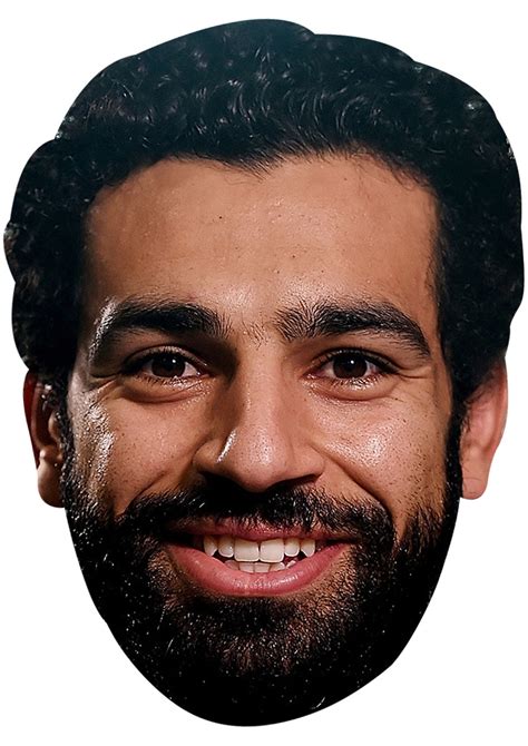 Mohamed Salah Football Sensation celebrity face mask Fancy Dress Face Mask 2021 - Celebrity ...