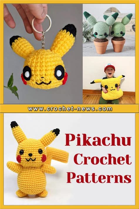 15 Pikachu Amigurumi Patterns - Crochet News
