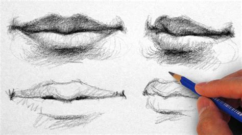 How To Draw Lips From Different Angles - Margaret Wiegel