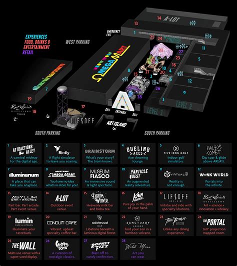 AREA15 Information | Parking, Directions, Visibility & Capacity