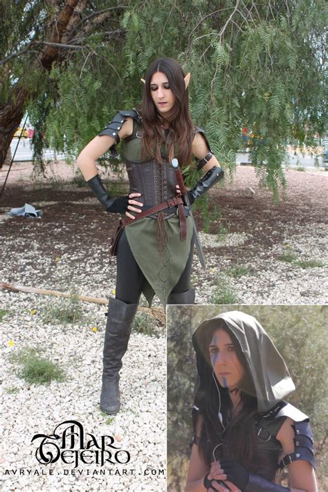 Avryale - LARP Elf Ranger costume by Avryale.deviantart.com on @deviantART | Elf cosplay, Larp ...