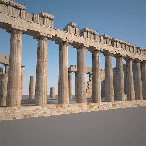 3d parthenon model