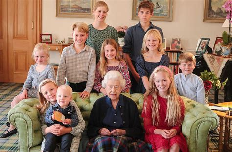 Queen pictured with great-grandchildren as royals mark her 97th birthday - BBC News