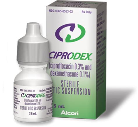 Ciprodex Otic Suspension Drops, 7.5ml