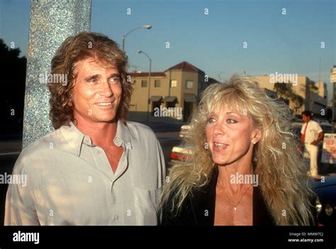 WEST HOLLYWOOD, CA - JULY 13: (L-R) Actor Michael Landon and wife Cindy ...