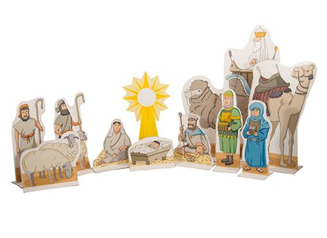 Printable Nativity Scene - M. Gulin - Papercrafts Prints and More