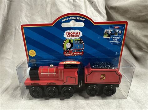 Thomas Tank Engine Wooden Railway NEW James and Tender 2003 | eBay