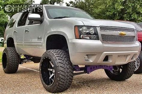 2012 Chevrolet Tahoe with 22x14 -76 Fuel Maverick and 325/50R22 Nitto Trail Grappler and Lifted ...