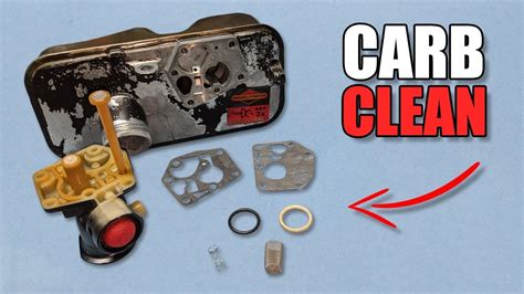 How to Clean a Plastic Briggs & Stratton Carburetor - YouTube