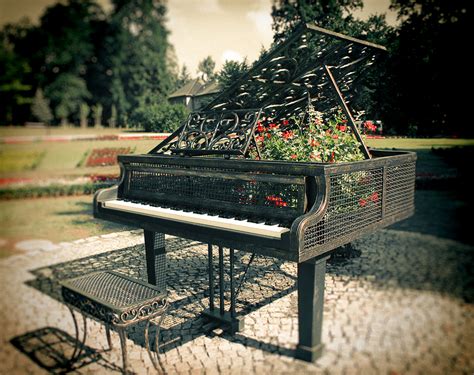 Piano and flowers by macb3t on DeviantArt