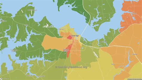 The Best Neighborhoods in Cambridge, MD by Home Value ...