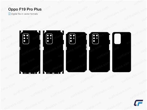 Oppo F19 Pro Plus (2021) Cut File Template | CutFileLabs