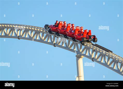 Formula Rossa, the fastest roller coaster in the world in Ferrari World ...