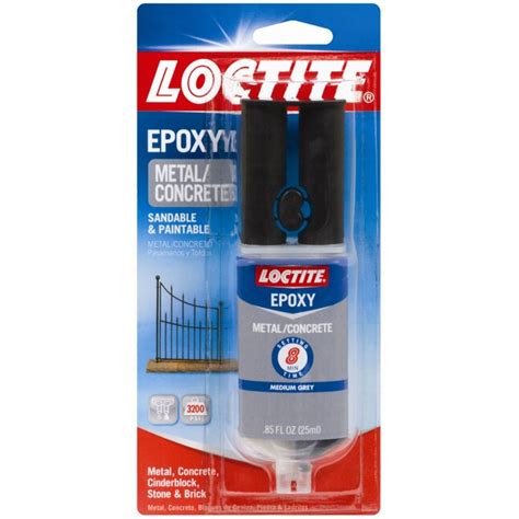 LOCTITE Metal and Concrete Epoxy Clear Epoxy Adhesive at Lowes.com