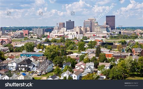 Skyline Dayton Ohio Surrounding Neighborhoods Stock Photo 90178672 | Shutterstock